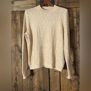 Abercrombie & Fitch Women's Tan Crew Neck Sweater